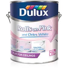 Eligible for free shipping and free returns. Dulux Dulux Rolls On Pink Ceiling Paint