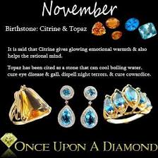 Birth Stone For November Cintrine And Topaz Fine Jewelry Stores Stones And Crystals November Birthstone