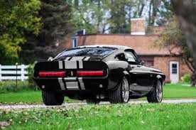 The Black Stallion With More Than 800 Horsepower Jay Jancetic S 1968 Ford Mustang Shelby Gt500cr Is Certainly Mustang Cars Mustang Shelby Ford Mustang Shelby