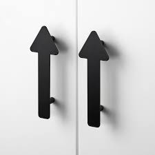 Choose between ring, flush or d pulls, trunk handles, and drop handles, to add beauty to your cabinets and cupboards. Jarnsparv Handle Black Arrow 141 Mm Ikea