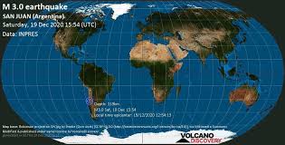 The embassypage for chile's consulate in san juan, cuyo has updated contact details for the mission, including address, telephone numbers, fax number and email address. Quake Info Mag 3 0 Earthquake Departamento De Calingasta San Juan 77 Km East Of Salamanca Choapa Coquimbo Region Chile On Saturday 19 Dec 12 54 Pm Gmt 3 Volcanodiscovery
