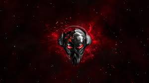 Angel with sword digital wallpaper, diablo, wings, archangel. Red And Black Skull Wallpapers Group 72