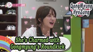 Gong myung surprised his we got married partner jung hye sung with a romantic proposal, and it is heart warming. Gong Myung And Jung Hye Sung Have A Romantic Taekwondo Lesson On We Got Married Allkpop