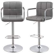 We did not find results for: Modern Pu Leather Adjustable Swivel Barstools Armrest Hydraulic Kitchen Counter Bar Stools Synthetic Leather Extra Height Square Island Bar Stool With Back Set Of 2 Gray Walmart Com Walmart Com