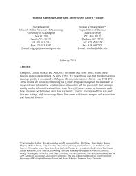 Exp world holdings expands real estate operations into france. Pdf Financial Reporting Quality And Idiosyncratic Return Volatility