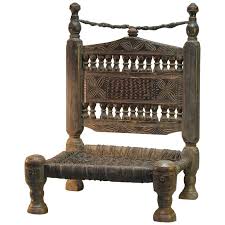 Traditional Tribal Chair Of The Swat Valley Northern Pakistan 19th Century Chair Traditional Chairs Low Chair