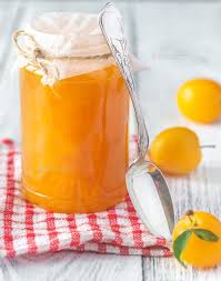 Glass Jar Of Plum Jam Plum Jam Jam Glass Jars