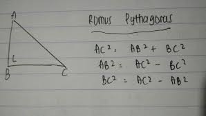Rumus Pythagoras Yang Benar Untuk Segitiga Siku Siku Brainly Co Id