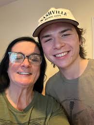 Mawmaw got a special visitor today … she was so excited to meet him in  person after watching and supporting him