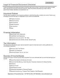 Even if you have a primary u.s. Legal Amp Financial Document Checklist