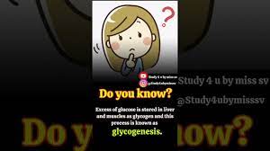 glycogenesis #science #sciencefact #misssv - YouTube