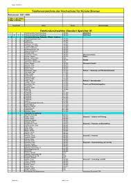 Mehr listen vordrucke zum ausdrucken gibt es bei bing. Telefonliste Als Pdf Datei Version 2 Stand Mai 2013