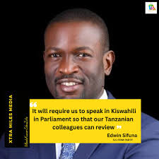 We are anxiously waiting for the president's speech. ( Translate the above  statement in Kiswahili)