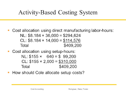 Activity Based Costing Ppt Video Online Download
