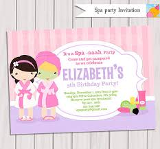 Then personalize with your event info using your unique mix of posh fonts. Free 20 Beautiful Spa Party Invitations Designs In Psd Ai Ms Word Pages Publisher