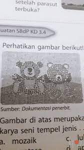 Kolase juga termasuk didalam kategori menggambar. Gambar Diatas Merupakan Contoh Karya Seni Tempel Jenis A Mozaik B Montase C Lukisan D Aplikasi Brainly Co Id