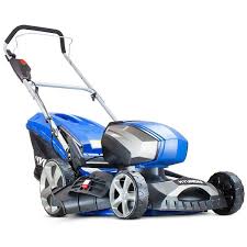 The hart hlpm11 makes a compelling case by including a brushless motor for power and packing a 5.0ah battery to give you more runtime than most of the competition in this price category. Hyundai Hym80li460p 80v Lithium Ion Cordless Battery Powered Lawn Mower 45cm Cutting Width With Battery Charger