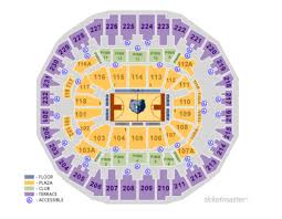 Memphis Grizzlies Home Schedule 2019 20 Seating Chart