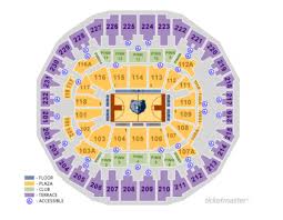 memphis grizzlies home schedule 2019 20 seating chart