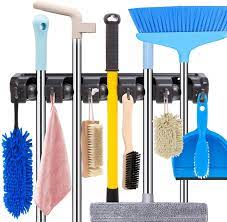 We did not find results for: Mop And Broom Holder Wall Mount Heavy Duty Broom Holder Wall Mounted Broom Organizer Home Garden Garage Storage Rack 5 Position With 6 Hooks Amazon Com