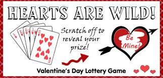 Patrick's day right around the corner, you might be looking to send a little luck someone's way. Valentine Scratch Cards Scratch Off Tickets And Cards