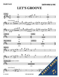 lets groove earth wind fire sheet music horn parts