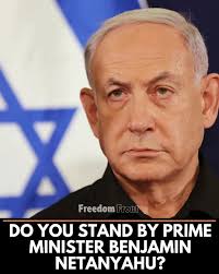 Standing with Benjamin Netanyahu and Israel