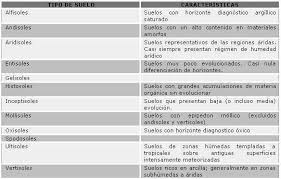 Tabla De Tipos De Suelos Tipos De Suelo Suelos Los Tipitos