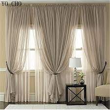 Multicolor Sheer Tulle Curtains Cheap Custom Window Treatments Organza Curtains Modern Curtains For Living Room Ho Oturma Odasi Tasarimlari Tasarim Oda Ev Icin
