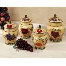 Decorative set pottery barn 8. European Fruit Kitchen Canister Set Ceramic Kitchen Canisters Ceramic Kitchen Canister Sets Fruit Kitchen Decor