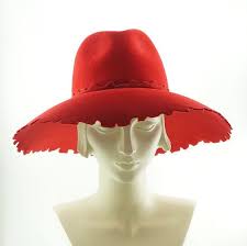 Red Fedora Hat For Women Brim Hat Fedora Hat Felt Hat Etsy Fedora Hat Women Red Fedora Hat Brim Hat