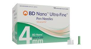 bd nano 4mm pen needle bd