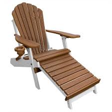 It's an easy way to lounge in the sun more comfortably while minimizing sand contact. Outer Banks Custom Two Toned Poly Lumber Folding Adirondack Chair With Integrated Footrest Eccb Outdoor