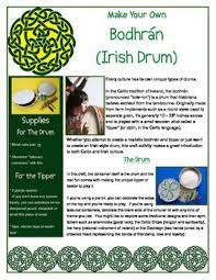 Irish Drum Make And Play Your Own Bodhran And Tipper Irish Drum Drums For Kids Drum Lessons For Kids