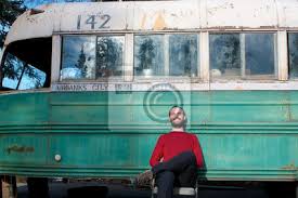 Confusion reigns on the far side of the river, where's there's a network of beaver ponds that can. Junger Mann Sitzt Vor Magic Bus Von Into The Wild Leinwandbilder Bilder 142 Fairbanks Alaska Myloview De