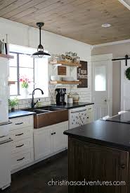 Our Copper Sink Christinas Adventures Farmhouse Kitchen Decor Home Decor Kitchen Rustic Kitchen Sinks