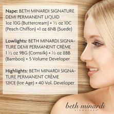 210 Beth Minardi Color Formulas♡♥ ideas