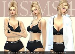 Underwear · designer sports underwear. Js Sims 4 Supreme Underwear Set Js Sims ç—žå®¢é‚¦