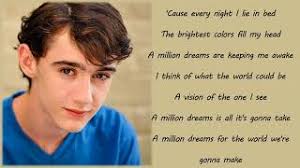 Original lyrics of a million dreams song by ziv zaifman. Ziv Zaifman Hugh Jackman Michelle Williams A Million Dreams Lyrics Pictures Youtube