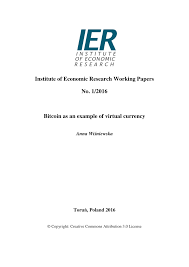 Being cautiously optimistic, i started to trade bitcoin, and begun publicly posting my trades online. Pdf Bitcoin As An Example Of Virtual Currency