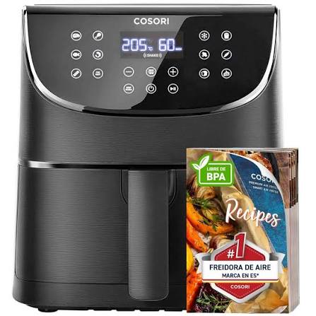 Resultado de cocinar con la freidora de aire Cosori