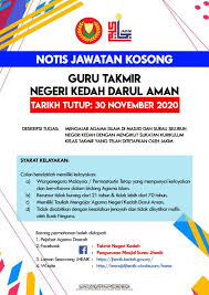 Cari kerja kosong kerajaan & swasta part time, freelance, full time kawasan alor setar, sungai petani, kulim, jitra, langkawi, ayer hitam. Jheaik Https Jheaik Kedah Gov My Portal Rasmi Jabatan Hal Ehwal Agama Islam Negeri Kedah