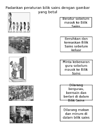 Peraturan bilik sains laranganbilik sains. Latihan Peraturan Bilik Sains Tahun 1