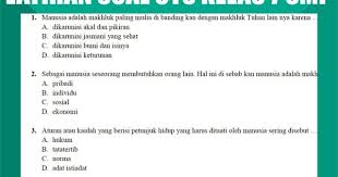 Penilaian tengah semester pts 1 tahun pelajaran 2021/2022 sebentar lagi akan dilaksanakan. Kumpulan Latihan Soal Uts Kelas 7 Smp Mts Semester 1 2