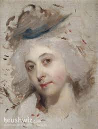 Portrait Head Of A Lady, Unfinished by Thomas Lawrence
