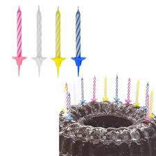 Farben in kuchen fils gesucht? Set Von 24 Kerzen 4 Farben Jubilaum Fur Party Kuchen Hoch 6 Cm Und Bobeches