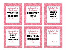 You can get the best discount of up to 53% off. Valentine S Day Love Coupons Free Printable Download