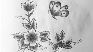 How To Draw Hibiscus Flowers With Butterfly Sketch Using Pencil Easy Drawing For Beginners Youtube Sketch of tattoo with bird and fruit. how to draw hibiscus flowers with butterfly sketch using pencil easy drawing for beginners
