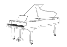 .klaviertastatur 2 oktaven zum ausdrucken : Ausmalbilder Rund Ums Thema Musik Noten Und Instrumente