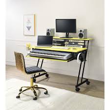 Suitor Computer Desk, Yellow & Black - Bed Bath & Beyond - 41031424